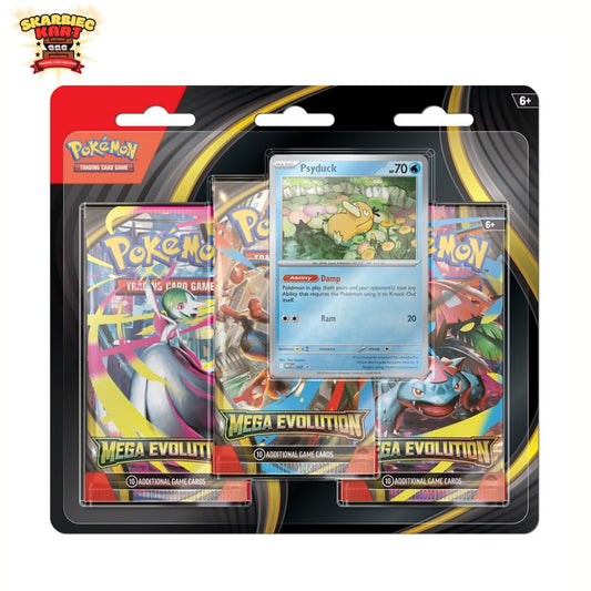 Pokemon TCG: Mega Evolution 01 - 3-Pack Blister - Psyduck