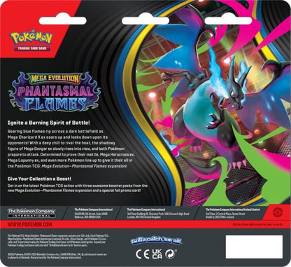 Pokémon TCG: Mega Evolution - Phantasmal Flames - 3-Pack Blister - Sneasel
