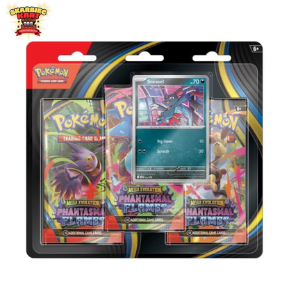 Pokémon TCG: Mega Evolution - Phantasmal Flames - 3-Pack Blister - Sneasel