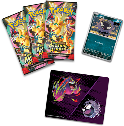 Pokémon TCG: Mega Evolution - Ascended Heroes - Tech Sticker Collection - Gastly/Mega Gengar