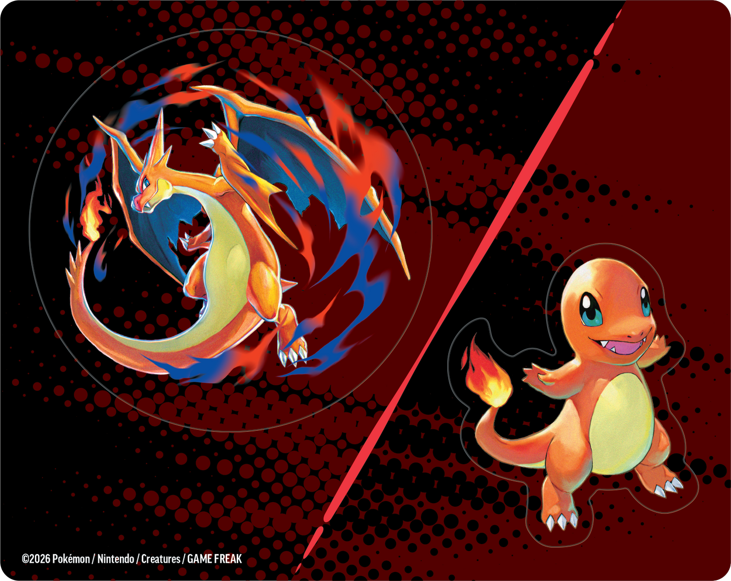 Pokémon TCG: Mega Evolution - Ascended Heroes - Tech Sticker Collection - Charmander/Mega Charizard Y
