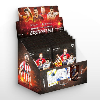 Retail box - karty piłkarskie SportZoo PKO BP Ekstraklasa 2025/26 - Seria 1