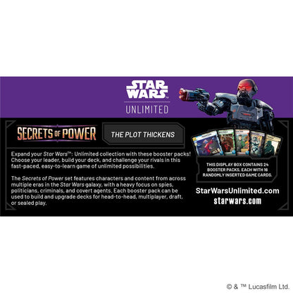 Star Wars: Unlimited Card Game - Secrets of Power - Booster Display (24)